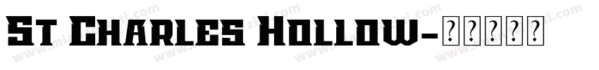 St Charles Hollow字体转换
